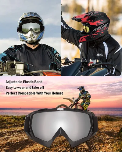 Miniatura 3 de KEMIMOTO Gafas de motocross y ATV/UTV con protección anti UV