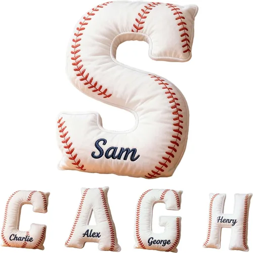 Miniatura 7 de Almohada personalizada de baloncesto con nombre, almohada de baloncesto personalizada con monograma, cojín deportivo para niños, fanáticos