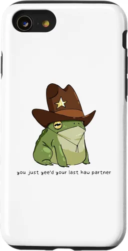 Miniatura 18 de Funny You Just Yee'd Your Last Haw Partner Cowboy Frog Meme - Funda para iPhone 17