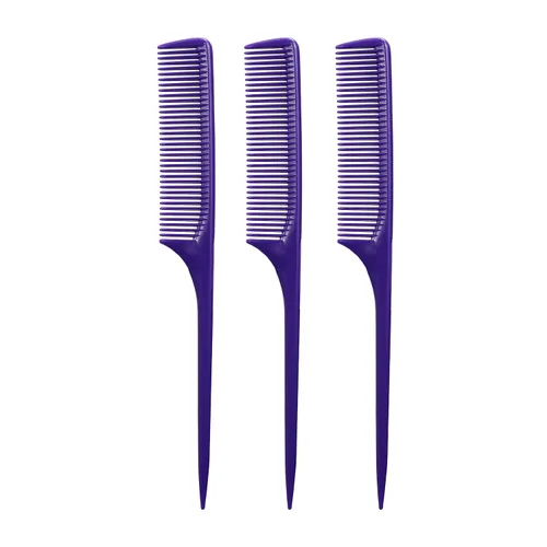 Allegro Combs Peines de cola de rata XL 61 XL, peine de dientes anchos, desenredante, pelo grueso, peinetas de separación de espalda gruesa, peines