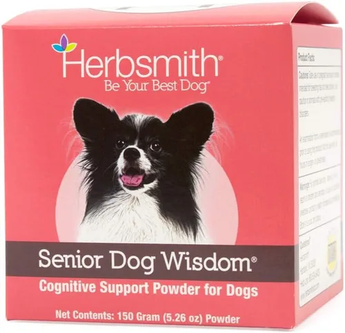 Miniatura 12 de Herbsmith Senior Dog Wisdom – Suplemento de demencia para perros – DHA para la salud cerebral del perro mayor – Suplemento para perros mayores