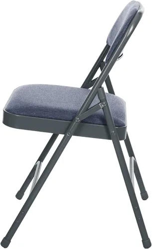 Miniatura 5 de OEF Furnishings Serie OEF2200 - Sillas plegables de doble bisagra acolchadas de tela de alta calidad para servicio pesado