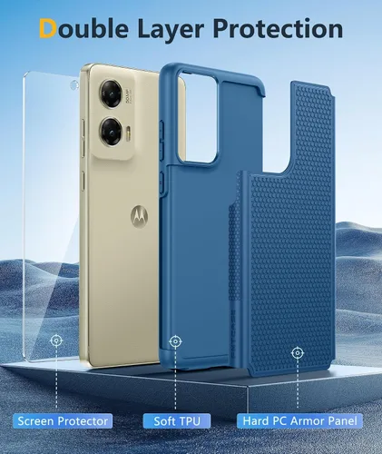 Miniatura 572 de FNTCASE Funda para iPhone 17 Pro: Fundas delgadas translúcidas de color azul claro compatibles con MagSafe, protección completa de la cámara