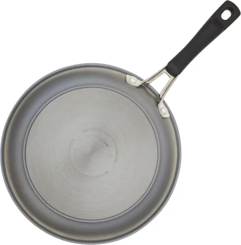 Miniatura 3 de Rachael Ray Cook + Create Sartén para Freír Anodizada Dura Antiadherente, 10 Pulgadas - Negro
