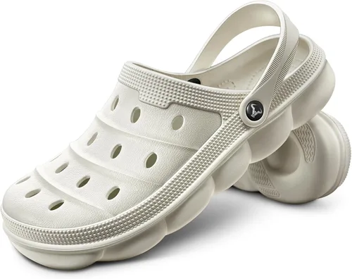 Miniatura 15 de BULLIANT Zuecos para Hombre, Sandalias de Mules Cómodas para Hombre y Mujer con Plantilla Acolchada y Soporte de Arco - EVA Ligera