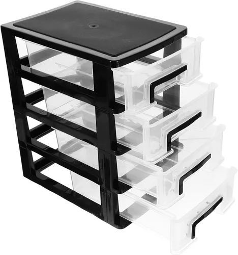 Miniatura 9 de Garneck Caja de almacenamiento de escritorio transparente Mini organizador de plástico para cosméticos perfumes y artículos diversos y diseño