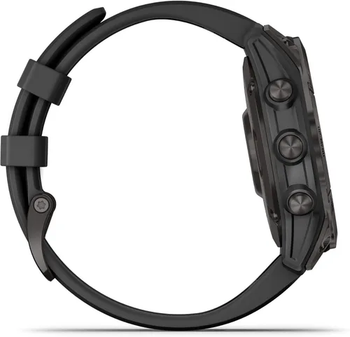 Miniatura 6 de Garmin 010-02540-34 Fenix 7 Sapphire Solar, reloj inteligente de aventura, capacidad de carga solar, reloj GPS resistente para exteriores, pantalla