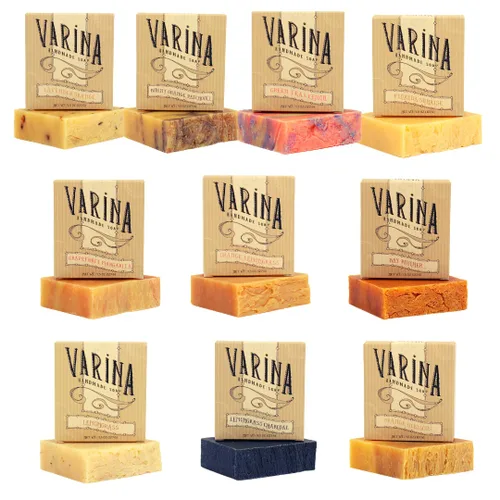 Miniatura 8 de Varina Jabón en barra de aloe natural 1 variedad – Limpieza suave para pieles sensibles, afrutado – Paquete de 5 – Experimenta una piel sana