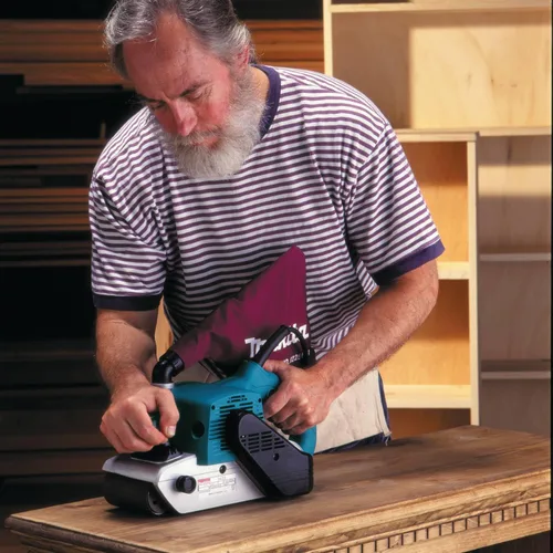 Miniatura 5 de Makita 9403 4" x 24" Sander de cinturón con gamuza bolsa para el polvo