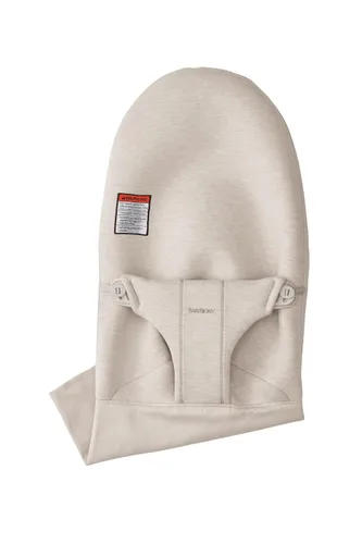BabyBjörn Asiento de tela Bouncer Bliss, 3D-Jersey, beige claro