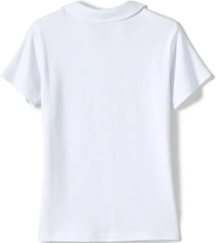 Miniatura 2 de Lands' End Uniforme escolar para niñas, manga corta, con botones frontales, cuello Peter Pan
