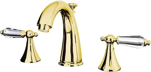 Aqua Eden KS2972WLL - Grifo de baño de 8 pulgadas, latón pulido