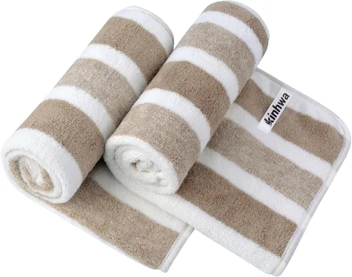 Miniatura 29 de KinHwa Toallas de mano de microfibra para baño, toallas faciales suaves y absorbentes, toallas de mano grises para baño, paños de lavado para spa