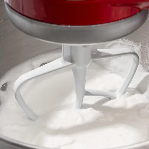 Miniatura 7 de Batidor plano revestido K45B de repuesto para batidora de pie Kitchenaid, compatible con mezclador de soporte de cabeza inclinable de 4.5 cuartos
