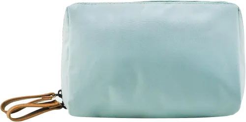 Miniatura 11 de Bolsa Pequeña de Maquillaje para Bolso Bolsa de Cosméticos Portátil Impermeable para Viaje Bolso de Maquillaje para Mujeres, Todo negro, Chico