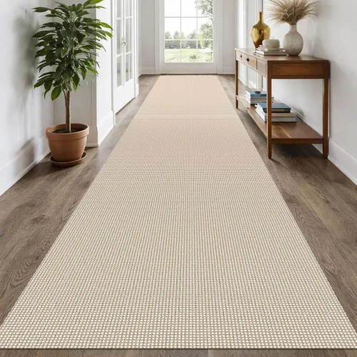 Miniatura 199 de EARTHALL Alfombra de pasillo 3x14 pies, alfombras lavables extra largas para pasillos, tejidas, antideslizante, alfombra trenzada para entrada