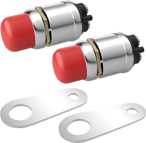 Miniatura 8 de BFXM Interruptor de arranque de botón pulsador 12V 50A, interruptor de arranque momentáneo impermeable para motor de automóvil, botón de arranque