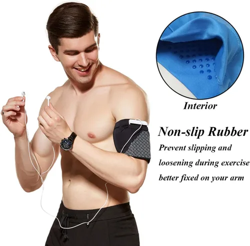 Miniatura 2 de Brazalete deportivo para correr, ligero, multiusos, para el brazo, con soporte para el brazo, cómoda funda para el brazo del teléfono, para hacer