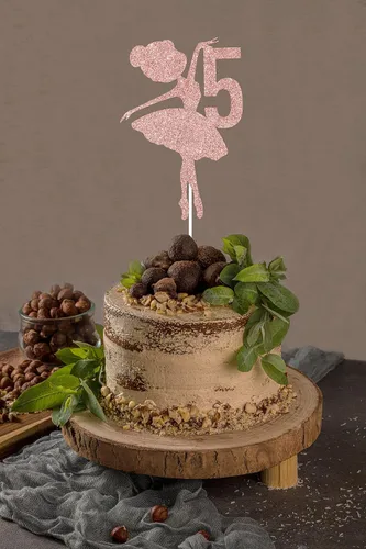 Miniatura 4 de Decoración para pastel de primer cumpleaños de bailarina, decoración de pastel de primer cumpleaños, decoración de pastel de cumpleaños