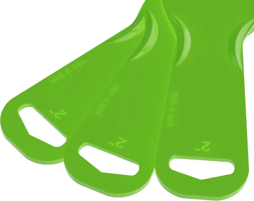 Miniatura 3 de Cuchillo de masilla de plástico, 3 piezas de herramienta raspadora de 2 pulgadas, cuchillos flexibles para paneles de yeso, calcomanías, papel