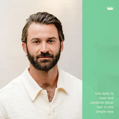 Miniatura 5 de Cremo Wild Mint - Suavizante para barba y raspaduras, suaviza y acondiciona el cabello facial grueso de todas las longitudes en solo 30 segundos, 6