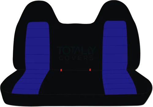 Miniatura 19 de Totally Covers Compatible con Ford F-150 F-250 F-350 1992-1998 Fundas de Asientos de Camión de Dos Tonos (Banco Sólido Delantero/Trasero) con/sin