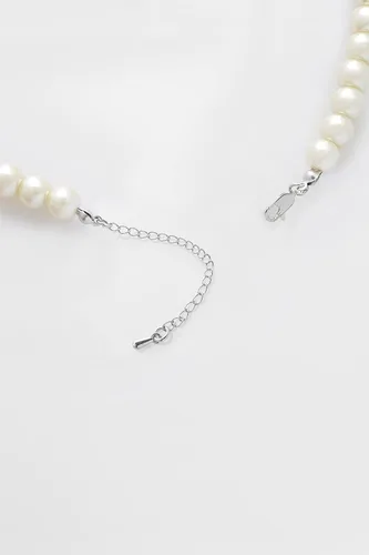 Miniatura 5 de BABEYOND - Collar de perlas redondas de imitación para novias, bodas