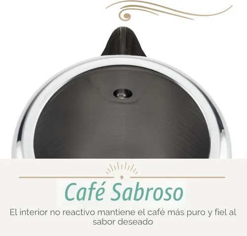 Miniatura 4 de Farberware 47053 Percolador de café clásico de acero inoxidable Yosemite de 12 tazas, cafetera de 12 tazas, plateado