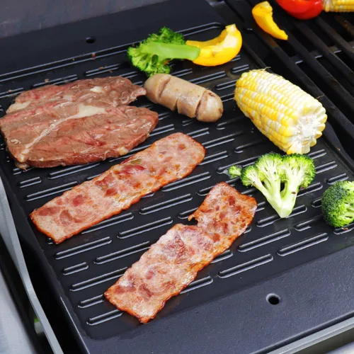 Miniatura 7 de Plancha de hierro fundido 7566 para parrilla de gas Weber Genesis serie 300, repuesto para Weber Genesis 300 Series E-310 E-320 E-330 S-310 S-320