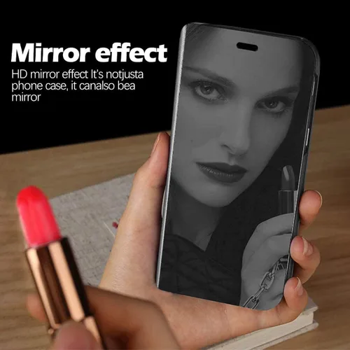 Miniatura 3 de S22 Ultra - Funda de piel compatible con Samsung Galaxy S22 Ultra 5G, funda transparente para espejo de maquillaje, funda para S22 Ultra con función