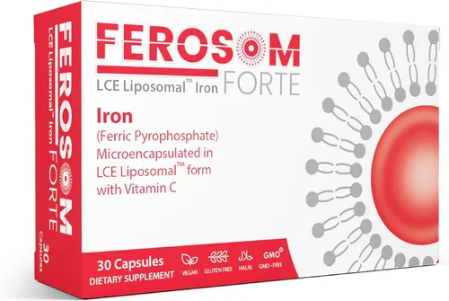 Miniatura 9 de LCE Polvo de hierro liposomal, 21 mg de hierro elemental con vitaminas B12, B6, C, D y ácido fólico, bebida de suplemento suave con sabor a bayas