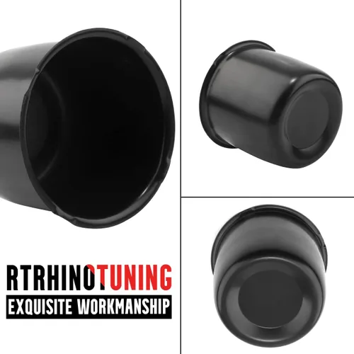 Miniatura 6 de RTrhinoTuning 4 piezas 3.31" 84mm tapas centrales a presión para rueda de camión y remolque, 3.31" de buje, 3.03" de alto, tapas centrales