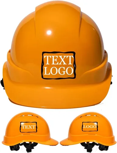 Miniatura 19 de Casco de seguridad personalizado para construcción Casco de trabajo de seguridad con suspensión de trinquete ajustable de ala completa con carcasa
