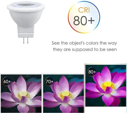 Miniatura 9 de MR11 Gu4.0 Bombilla LED Bi-pin 3W 12VAC/DC Focos LED de bajo voltaje Blanco cálido 2700K-3000K para iluminación de paisaje al aire libre y luces