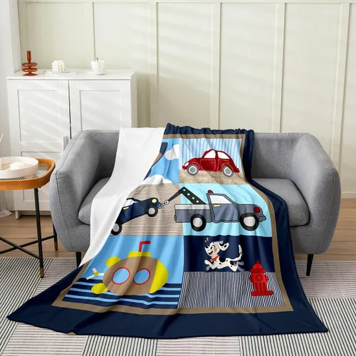 Miniatura 26 de Lake House Flannel Blanket,Hand Drawn Lake Mountain Scenery Fleece Blankets for Kids Girls Boys Adult Room Decor,Rustic Farmhouse Blankets Lake