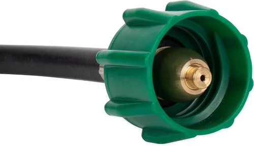 Miniatura 3 de Conector de manguera de propano con cable de espiral de 36 pulgadas de Camco, conecta cilindro de propano a un regulador de propano para caravana