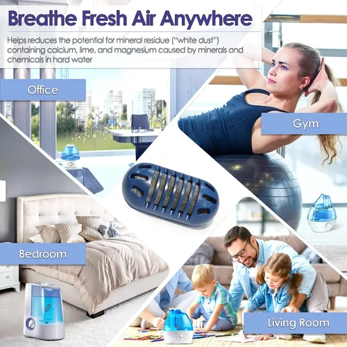 Miniatura 6 de Paquete de 20 cartuchos de desmineralización para humidificadores compatibles con Homedics Humidificador Filtro de agua para Homedics Humidificador