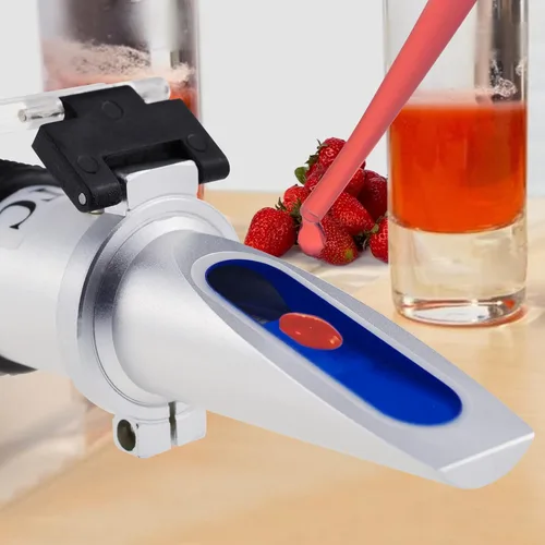 Miniatura 3 de Refractómetro de salinidad Brix 2 en 1 escala dual 0-32% Brix y 0-28% de salinidad con cloruro de sodio ATC en alimentos Sal agua de mar Salmuera