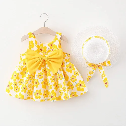 Miniatura 37 de Vestido tutú de verano para niñas pequeñas, sin espalda, vestido de princesa para fiesta de cumpleaños, vestido de verano con lazo floral