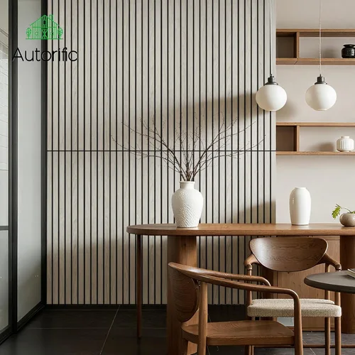 Miniatura 4 de Paquete de 4 paneles acústicos grandes de 47.2"x23.6", panel acústico decorativo de pared, panel a prueba de sonido con acabado de grano de madera