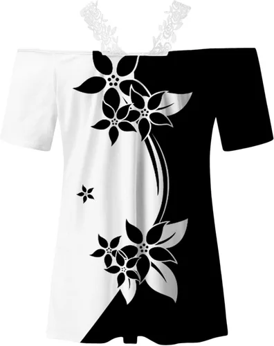 Miniatura 5 de Blouses for Women Dressy Casual 2023 Teacher Shirt Clothes Trendy Spring Tshirts Flowy Party Tops for Women