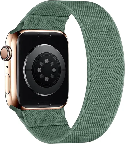 Miniatura 20 de Correas elásticas Solo Loop compatibles con Apple Watch de 38mm 40mm 41mm, trenzadas, de nailon, para mujeres y hombres, para iWatch Series