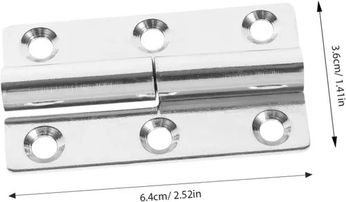 Miniatura 2 de Bisagras de acero inoxidable resistentes de 4 piezas para puertas y ventanas para uso interior y exterior