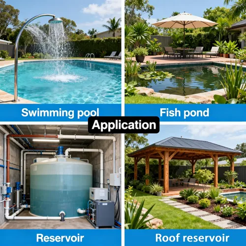Miniatura 5 de Controlador automático de nivel de agua Sensor de nivel de líquido e interruptor de flotador de bomba AC110V 4 modos con detector tanque de agua