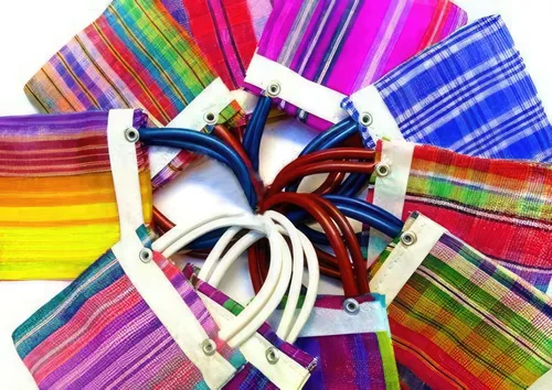Miniatura 3 de Alondra's Imports (TM - Bolsas mexicanas para dulces mexicanos, malla mini mercado, bolsas Fiestas) 10 x 7 (6 unidades)