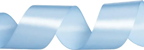 Miniatura 3 de Atrbb Cinta de satén de 25 yardas, 1-1/2 pulgadas de ancho, perfecta para bodas, lazos hechos a mano y envoltura de regalos, niebla azul Blue Mist