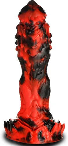 CREATURE COCKS Grim Reaper Consolador de Silicona para Hombres, Mujeres y Parejas. Firme y Flexible, Base de Succión Fuerte, Consolador de Fantasía,
