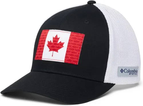 Miniatura 1029 de Columbia - Gorra de malla con bandera con árboles unisex para adultos, corona alta