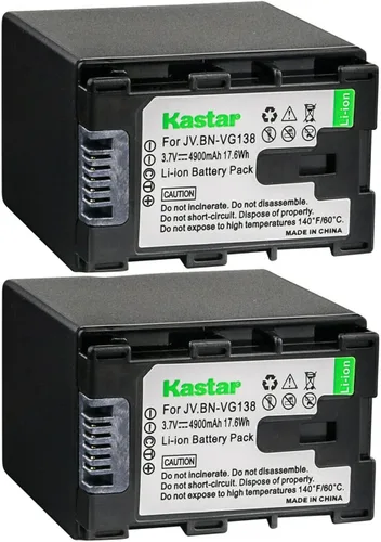 Miniatura 5 de Kastar BN-VG138 - Batería de repuesto para JVC GZ-HM860 GZ-HM870 GZ-HM880 GZ-HM890 GZ-HM960 GZ-HM965 GZ-HM970 GZ-HM980 GZ-HM990 GZ-MG680 GZ-MG7