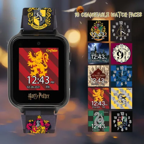 Miniatura 3 de Harry Potter - Reloj inteligente para niños con pantalla táctil, grabadora de voz, contador de pasos y fondos de pantalla mágicos, 10 caras de reloj
